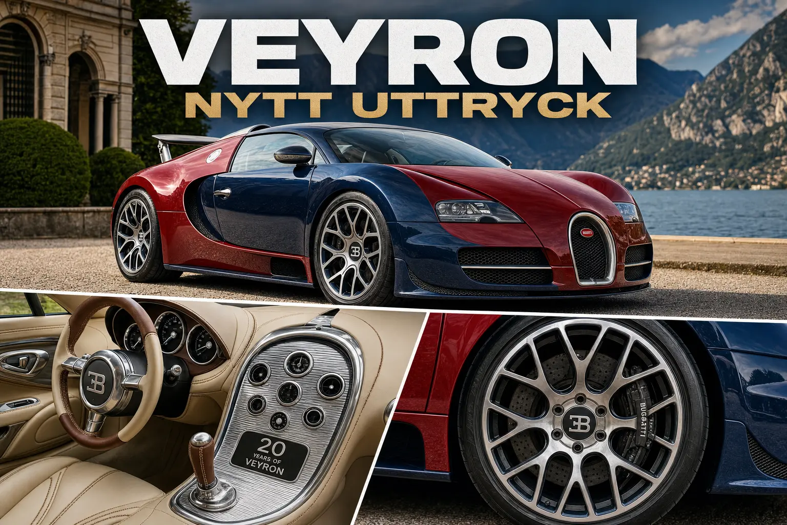 Bugatti Veyron får modern restaurering med detaljer från Chiron och Tourbillon