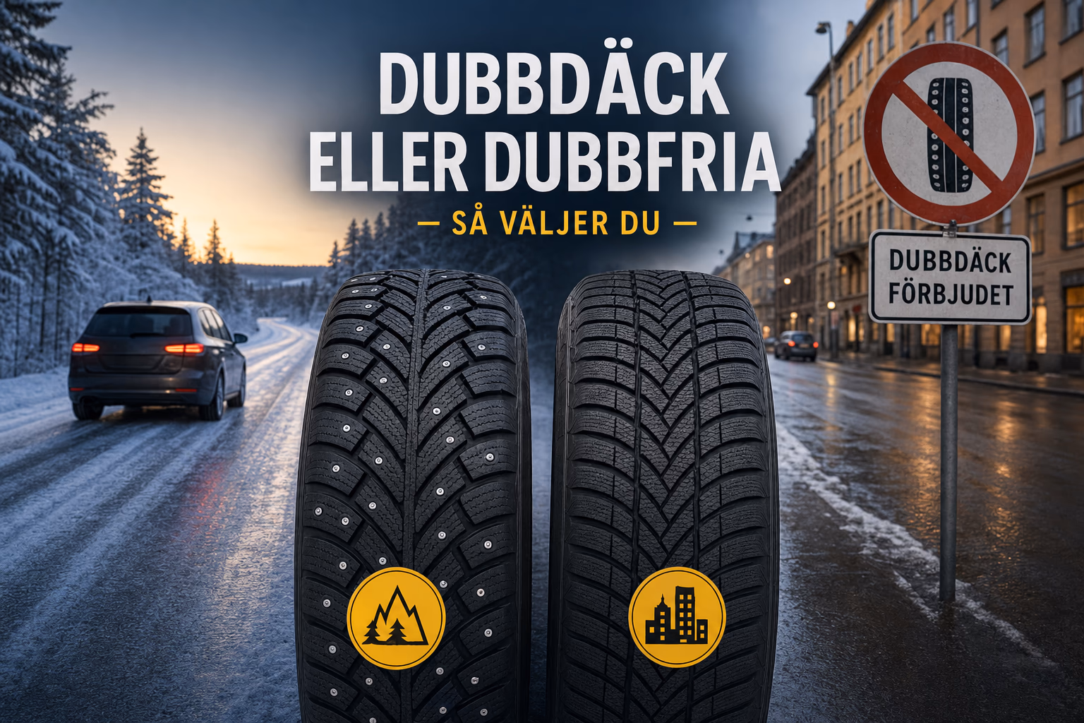 Dubbdäck eller dubbfria vinterdäck - så väljer du