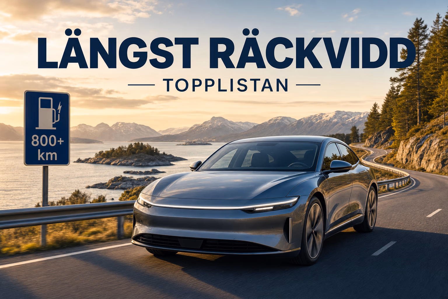 Elbilar med längst räckvidd: topplistan efter officiella WLTP-värden