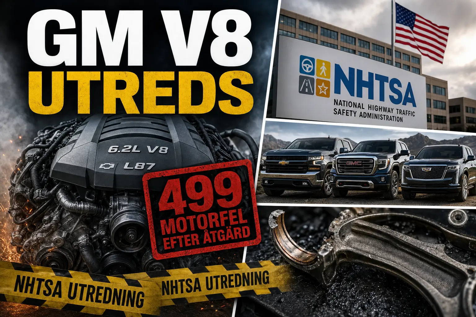 GM:s 6,2-liters V8 utreds efter nya motorhaverier