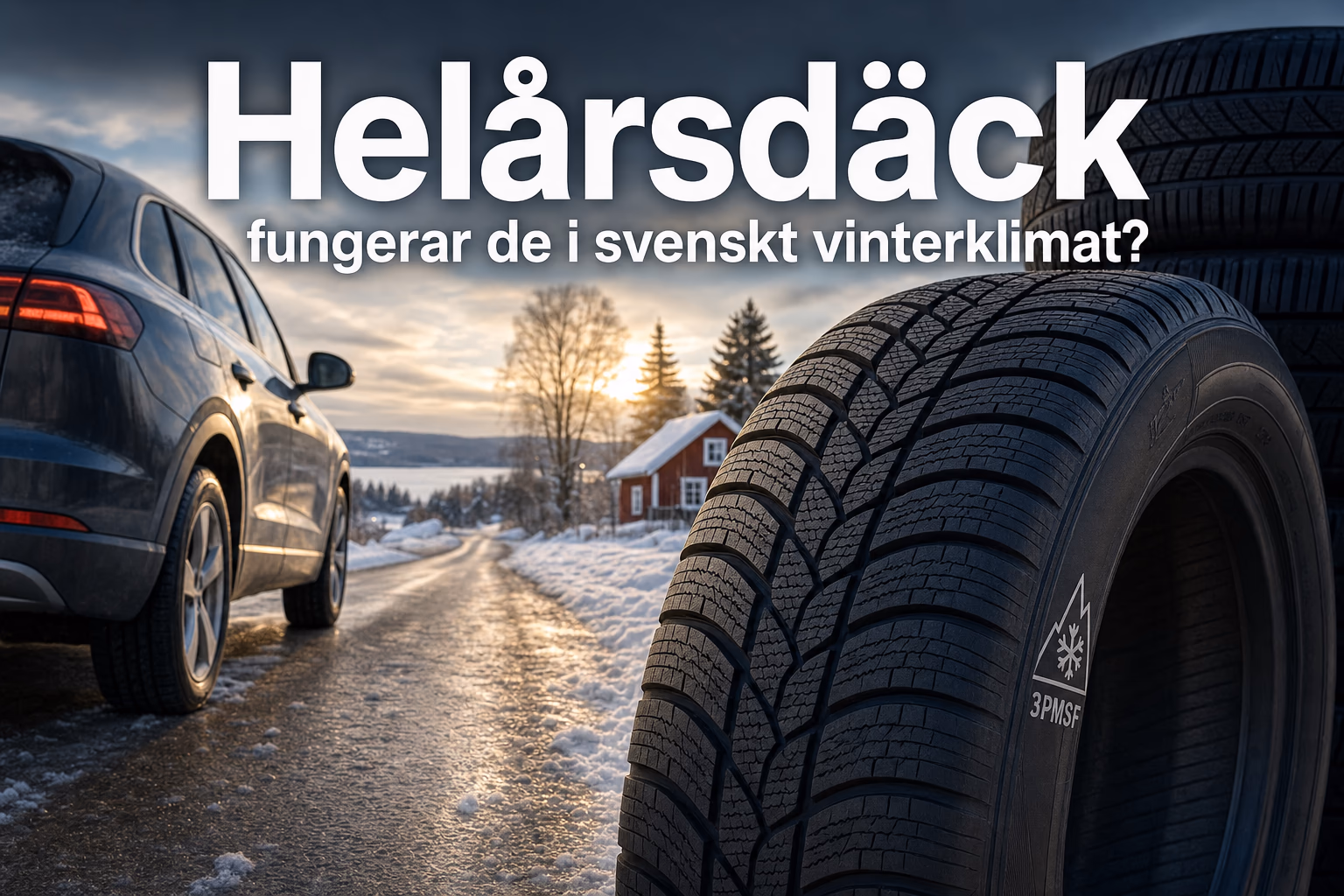 Helårsdäck: fungerar de i svenskt vinterklimat?