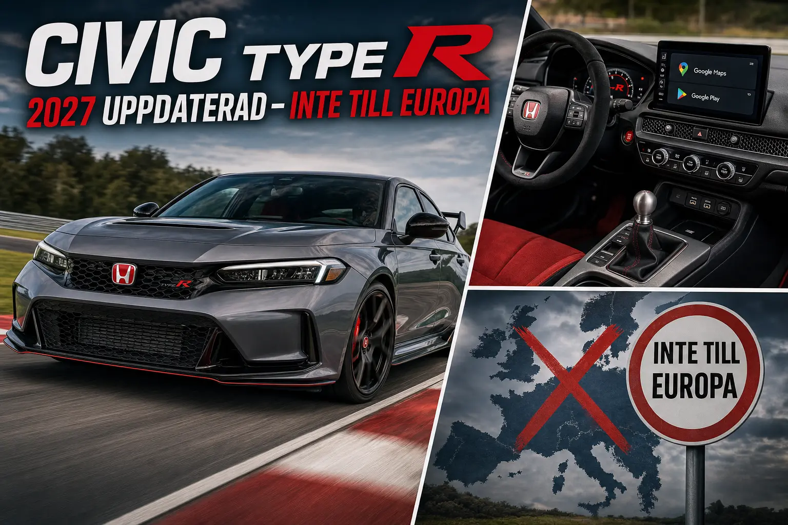 Honda Civic Type R uppdateras för 2027 – men lämnar Europa