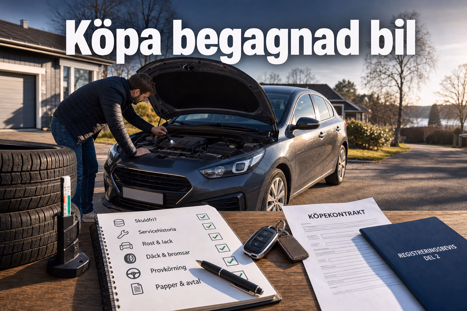 Köpa begagnad bil: så gör du en trygg och smart affär