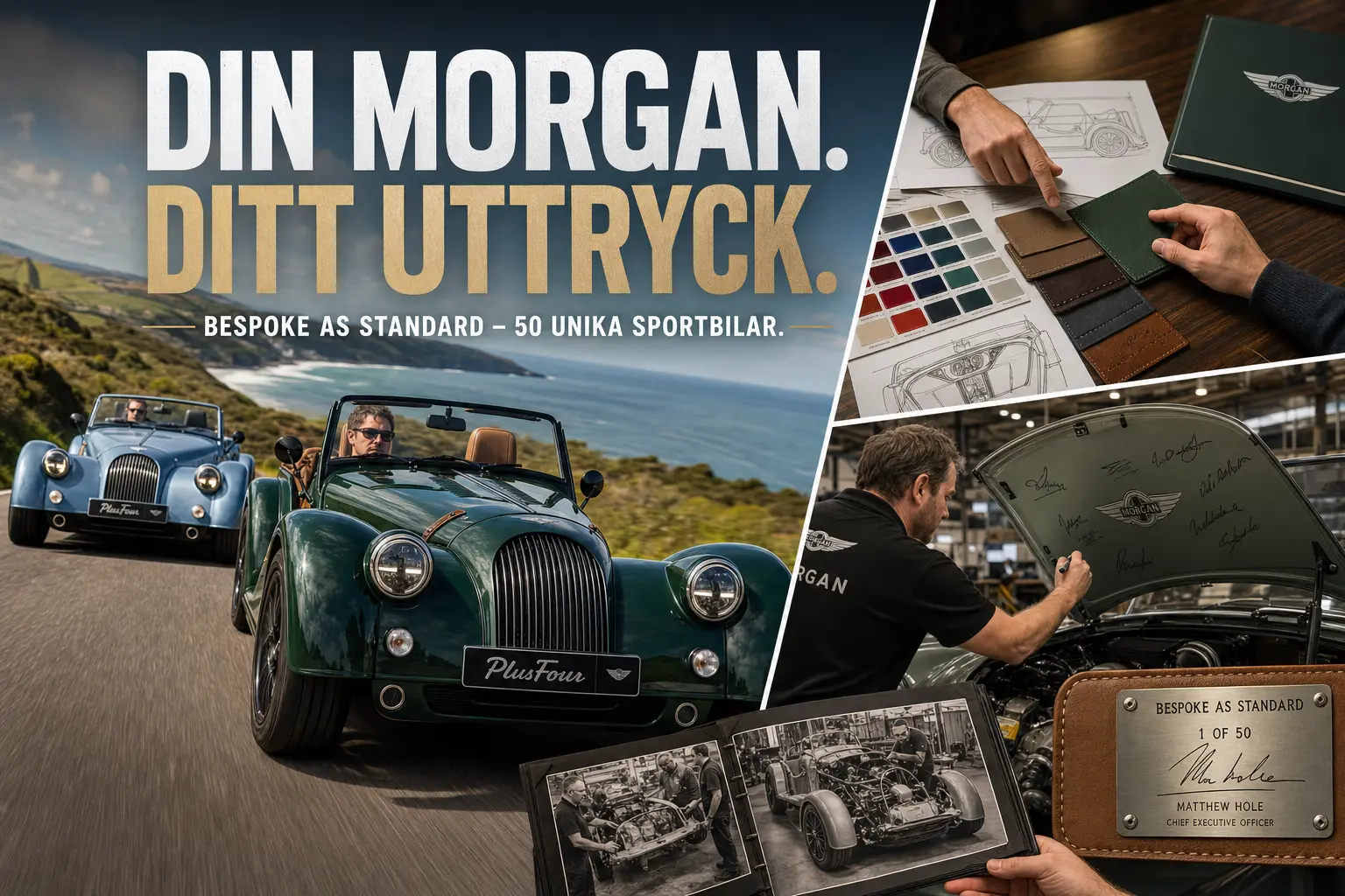 Morgan låter 50 kunder utforma var sin unik sportbil