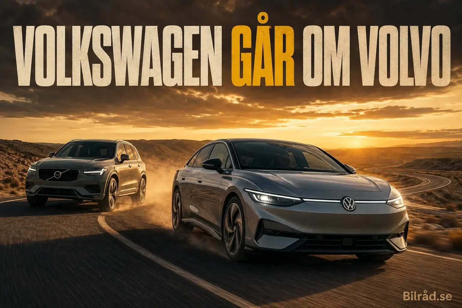 Volkswagen går om Volvo när elbilsandelen når ny topp