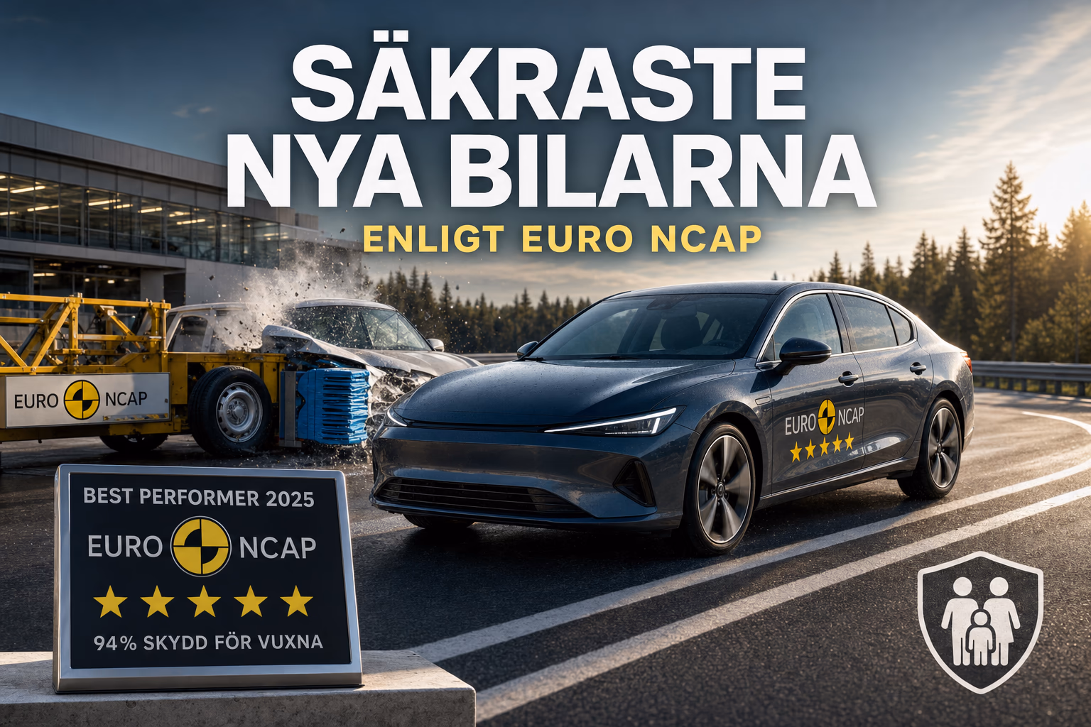 Säkraste nya bilarna enligt Euro NCAP