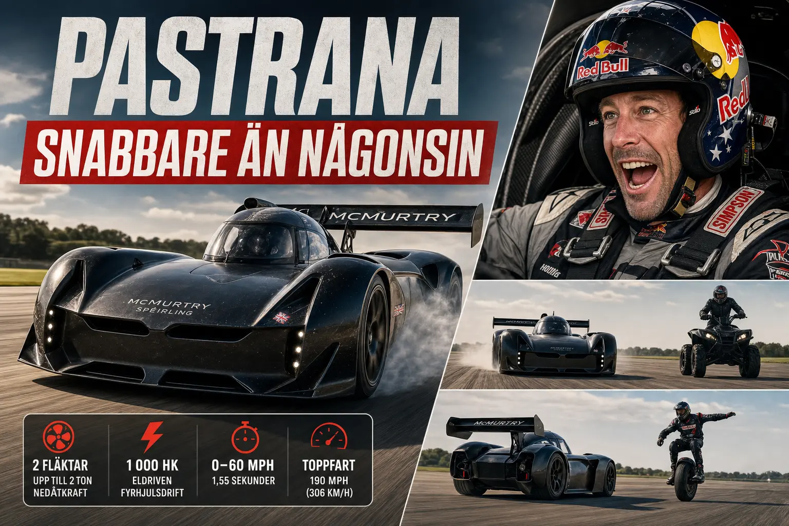 Travis Pastrana kör snabbare än någonsin i McMurtry Spéirling