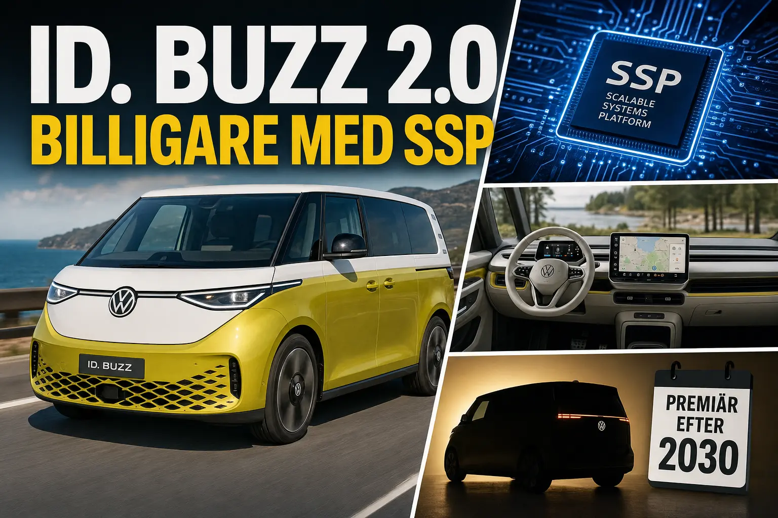 Volkswagen vill sänka priset på nästa ID. Buzz med SSP-plattform
