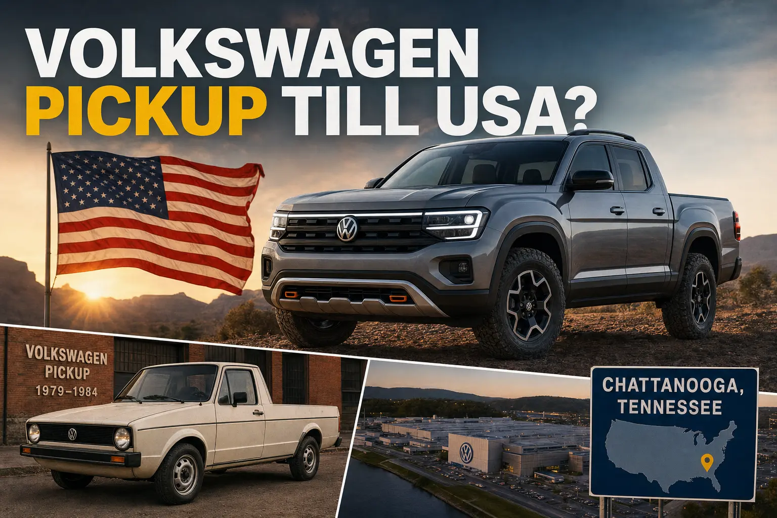 Volkswagen utreder ny pickup för USA – första sedan 1984